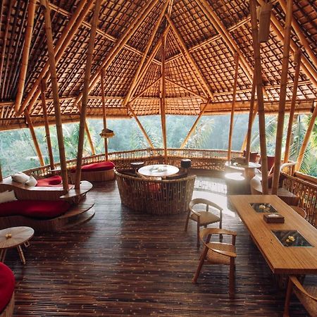 Temple House 3Bds Eco Bamboo House Pool River View Bringkit エクステリア 写真