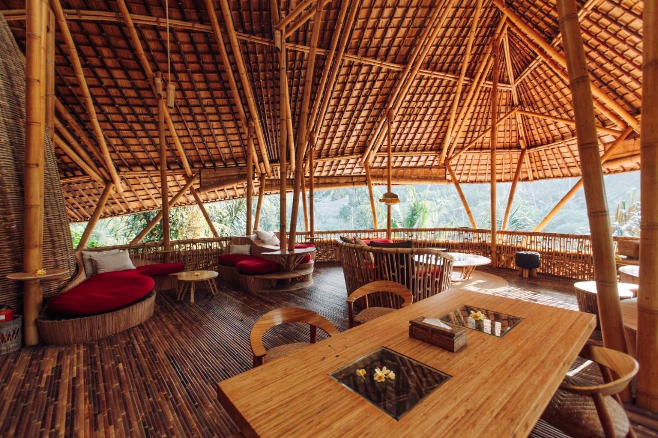 Temple House 3Bds Eco Bamboo House Pool River View Bringkit エクステリア 写真