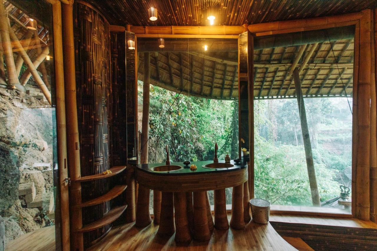 Temple House 3Bds Eco Bamboo House Pool River View Bringkit エクステリア 写真