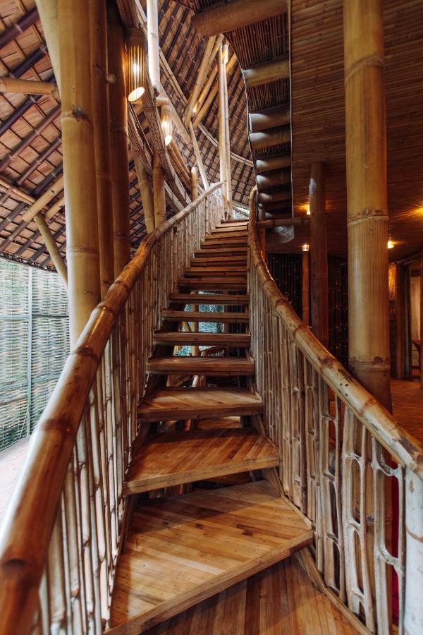 Temple House 3Bds Eco Bamboo House Pool River View Bringkit エクステリア 写真